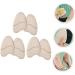 NOLITOY Metatarsal Foot Pads - 3 Pairs Non-Slip Forefoot Shoe Inserts for High Heels | Comfortable Flannel Sole Pads - Buy Online on GoSupps.com
