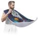 Halloween Spooky Pumpkin Theme Beard Bib Apron Beard Bib Hair Catcher for Men Shaving and Trimming Non-Stick Waterproof Beard Cape Grooming Cloth with 2 Suction Cups Gifts for Men