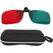 Red Green Clip-On Amblyopia Glasses - Left Green with Glasses Box | International Shipping Available - Buy Online on GoSupps.com