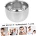 Mobestech Beard Brush Bowl Razor - Premium Shaving Cup for Wet Shaving | Steel & Aluminum - 7.2x7.2x5cm Silver - Buy Online on GoSupps.com