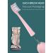 CRKIOB Ultrasonic Electric Toothbrush for Adults - Rechargeable with 180 Days Battery Life - Pink | 2 Brush Heads & Holder Included - Buy Online on GoSupps.com