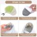 Flintronic 4 Pairs Sneaker Heel Repair Patches - Leather Protector for Most Shoes - Gray, Black, Beige (Set of 4) - Buy Online on GoSupps.com