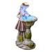 Solar Fairy Statue Solar Fairy Garden Ornaments Outdoor Solar Lights Fairy Figurine Resin Angel Garden Ornaments for Patio Yard Lawn Porch Decor