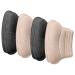 NOLITOY 4 Pairs Heel Sticker Half Size Pad Foot Supplies Daily Heel Liners Replaceable Heel Pads Comfortable Heel Liners Heel Liners Kids Heel Stickers Shoe Supply