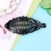 IOOOFU Simple Dark Banana Clip Fish Shape Flower Pattern Ponytail Holder DIY Hair Clip - Buy Online on GoSupps.com