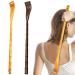 Back scratches 2 pieces 48.3 cm smooth manual wood back scratch for itching.