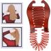 1PC Bendable Plastic Hair Comb Ponytailer Hair Styling Tool Modern Banana Clip Interlocking Comb French Side Comb For Women Girls DIY Hair Style Black - Buy Online on GoSupps.com