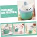 TOVINANNA Facial Foamer Skincare Bubble Foam Maker Face Cleansing Foam Maker Face Bubble Maker Face Bubble Maker Face Wash Portable Foams Maker Cup Household Abs 6.80X6.50X6.50CM Green - Buy Online on GoSupps.com