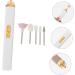 POPETPOP 2pcs nail polisher diamond grinding head nail art drill kit electric nail filer Portable File Machine nail art grinding head electric grinding machine abs pedicure Hand drill white 15.2X2X2CMx2pcs Whitex2pcs - Buy Online on GoSupps.com