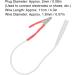 Buy 20 Pieces Electrode Cable Clips for TENS Devices | International Shipping Available - Buy Online on GoSupps.com
