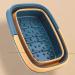 Foot Soaking Bath Basin Collapsible Foot Bath Basin/Foldable Large Foot Bucket Foot Soak Tub for Pedicure Home SPA Treatment Men Deep Blue - Buy Online on GoSupps.com