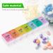 Spanish Pill Organizer - 7 Weekly Compartments for AM/PM Meds | Medication Organizer & Vitamin Planner in Spanish - Buy Online on GoSupps.com