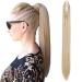 SEGO PONYTAIL Extension Pfervie Hair Part Hair Extension Top Hair Piece Hair smooth heat-resistant like real hair golden mix bleach-blonde smooth-26 "(66cm) -150g