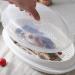 Zerodeko 1pc Steamer Steamed Fish Plate Microwave Cooking Pot Dumpling Steam Baskets for Rice Fish Steaming Holder Microwave Cookware Food Cover Micro-wave Oven White Food Grade Pp White 32.7x18.6cm - Buy Online on GoSupps.com
