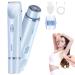 Rasoirs tondeuse bikini double t te femme 2 en 1 lectrique humide et sec(Blue)