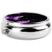 Buy Butterfly Purple Round Pill Box - 3 Compartment Portable Travel Medicine Organizer | Mini Decorative Pocket Purse Pill Case - Buy Online on GoSupps.com