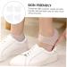 FRCOLOR 4pcs Heel Silicone Pads - High Heel Insoles & Toe Protectors for Men & Women | Anti-Crack Cushioning - Buy Online on GoSupps.com