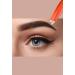 Professional Stainless Steel Eyebrow Tweezers for Facial Hair Removal - Orange - Buy Online on GoSupps.com