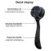 3 Pcs Large Handle Face Scrubber with Charcoal Black Bristles - Gentle Deep Cleansing and Exfoliating - Buy Online on GoSupps.com