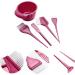 minkissy 1 Set Hairdressing Tool Diy Hair Coloring Kit Hair Color Mixing Bowl Hair Tint Brush Hair Coloring Tool Hair Color Brush Diy Salon Tool Color Tint Hair Dye Mixed Colour Abs - Buy Online on GoSupps.com
