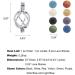 Essential Oil Diffuser Necklace - Twisted Ball Aromatherapy Locket Pendant with 8 Lava Stone Balls | Buy Now - Buy Online on GoSupps.com