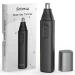 Ear and Nose Hair Trimmer for Men Women Rechargeable Trimmer with Dual Edge Blades Easy Cleaning and Washing Black