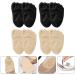 Lurrose 4 Pairs Sponge forefoot pad high heel liners gel Forefoot insert high heel insoles Non Slip Shoe Insert metatarsal insoles Shoe Pad 4d mesh stretch fabric - Buy Online on GoSupps.com