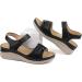 Buy Ortho+rest Women's Comfortable Walking Sandals | Orthotic Arch Support | Stylish Black Dress Sandals - Perfect for All-Day Comfort - Buy Online on GoSupps.com