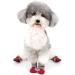 Zweitea Dog Boots - Summer Non-Slip Adjustable Reflective Soft Breathable Mesh - Heat-Resistant for Hot Asphalt - Red Size L (4 Pack) - Buy Online on GoSupps.com