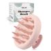 Sivlki scalp massage brush scalp massager silicone shampoo brush scalp massage for peeling and head massage to remove dandruff and stimulate hair growth Flesh color