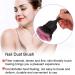 Nail Dust Brush - Rose Shape Fiber Hair Nail Art Brush for Dust and Powder Removal (02-Black+Pink) - Buy Online on GoSupps.com