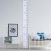 MHJY Kids Height Chart - Wooden Ruler Growth Chart for Boys and Girls - Canvas Height Measurement Wall Decor - Blue Nursery Decor - 7.9'' x 79 - Buy Online on GoSupps.com
