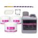 Warm Girl Acrylic Nail Kit Acrylic Powder and Acrylic Liquid Set 3 Colors Pink White Clear Nail Powder kit for Nail Extension Acrylic Art Brush Professional Kits 120 ml set 1