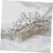 FRCOLOR Hair Accessories Headwear for Women Retro Rhinestone Bridal Headpiece Wedding Hair Clip Silver Headpiece Womens Hair Clips Decorative Hair Combs Bridal Hair Clip Decorations Veil - Buy Online on GoSupps.com