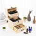 Nenchengli wood essential oil box 59 grid wood essential oil box essential oil packaging box high quality 3 layer essential oil box organizer container