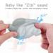 2Pack Silicone Teething Mitt for Babies | Pain Relief & Safety Glove | Teething Toys for 0-12 Months Grey - Buy Online on GoSupps.com