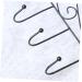 STOBAZA Office Coat Hanger 7 Over Door Towel Mounted Hooks Cloth Hanging Holder Clothes Hook Coat Rack No Trace Kitchen Hanger Black 43.00X23.00X5.00CM - Buy Online on GoSupps.com
