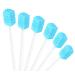 (100 Pack) Disposable Mouth Swabs Sponge - Unflavored & Sterile Oral Swabs Dental Swabsticks for Mouth Cleaning(Contains tooth powder)