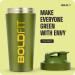 Boldfit Bold Gym Shaker Bottle 700ml Shaker Bottles For Protein Shake 100% Leakproof Guarantee Protein Shaker/Sipper Bottle Ideal For Protein Pre Workout And BCAAs & Water BPA Free Material Armygreen Steel Shaker 700ml - Buy Online on GoSupps.com