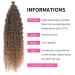 Deep Twist Crochet Hair Bundles - 26 Inch Synthetic Kinky Curl Extensions - Ombre Waterwell Twist Braids T27# - 3 Packs for Stunning Hairstyles - Buy Online on GoSupps.com