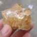 Natural Orange Calcite Crystal Cluster Original Stone Reiki Minerals Specimen Rough Sample Home Decor ZJGIDTEM (Color : 700-750g)