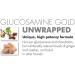 Glucosamine Gold | High Strength 1400mg 100% Plant-Based | 120 Tablets | All-in-one Formula with Phytodroitin Chondroitin Ginger rosehips and quercetin | Taste Free Tablets | Made in The UK - Buy Online on GoSupps.com