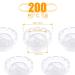 Lash Glue Ring Cup with 200PCS & 2 Slots for Extension Supplies - Blossom Ring Cup with Glue Point Rolls for Volume Fan Eyelash Extensions - Lashing Supplies Kit - Buy Online on GoSupps.com