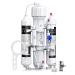 Frizzlife reverse osmosis aquarium water filter system Osmotech osmosis system compact 3 steps tropical fish discus marine compatible with 50.75 or 100 GPD membrane (50 GPD)