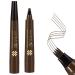 Lusucat Eyebrow Tattoo Pen Waterproof Microblading Eyebrow Pencil with a Micro-Fork Tip Applicator Creates Natural Looking Brows Effortlessly