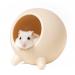 Pawsayes Hamster Capsule House Hideout Bed Cushion Standing Cute Small Cozy Hut Nest Toy Cage Accessories for Hamster Mice Gerbils