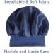Shop Ehiog Satin Bonnet Night Sleeping Cap - Adjustable Double-Layer Silk Hat for Women & Girls - Breathable & Comfortable for Curl Protection - Buy Online on GoSupps.com
