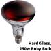 Orvarto Infrared Heat Lamp Bulb Ruby 250w. for Infra Red Heat Lamps for Poultry Chicks Dogs Puppies Cats Kittens Pigs Reptiles and Other Animals. - Buy Online on GoSupps.com