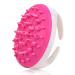 Avalon Anti Cellulite Massager  Silicone Body Brush & Cellulite Remover  Silicone Exfoliating Body Brush & Body Scrubber Improves Fat Deposits  Shower Massage Scrubber  Use with Cream or Oil - Pink Pink Massager
