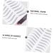 WOFASHPURET 3 Sheets Waterproof Eyebrow Stickers Stickera Peel off Imitation Eyebrow Sticker 3d Modify Cosmetic - Buy Online on GoSupps.com